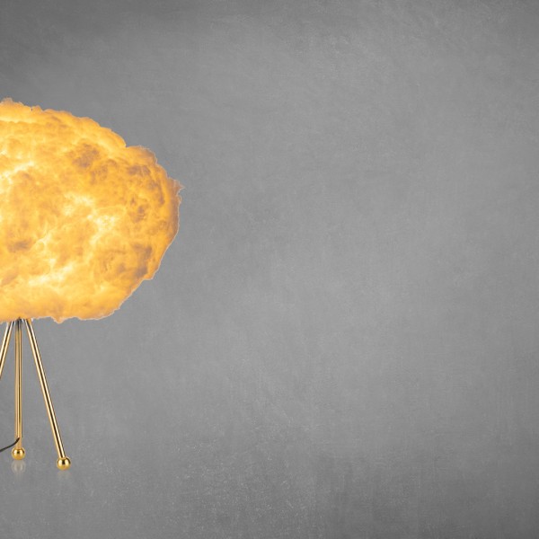 ABAJUR Gold Tripod Ayak