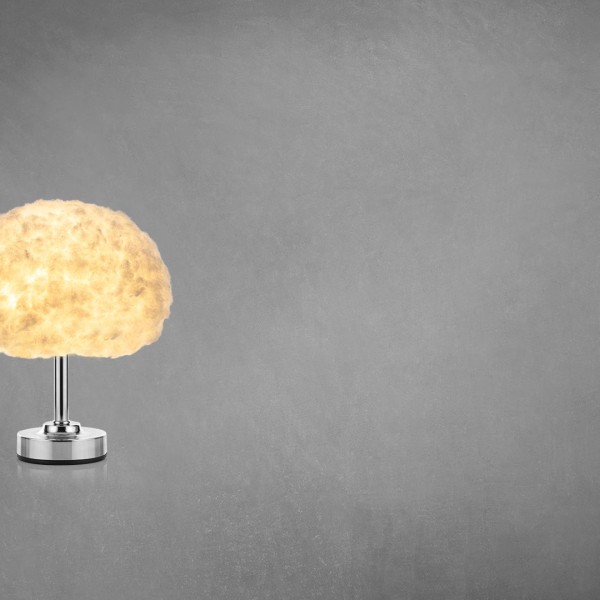 Şarjlı ABAJUR Siyah Tek Ayak